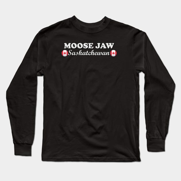 Moose Jaw Saskatchewan Long Sleeve T-Shirt by Eric Okore